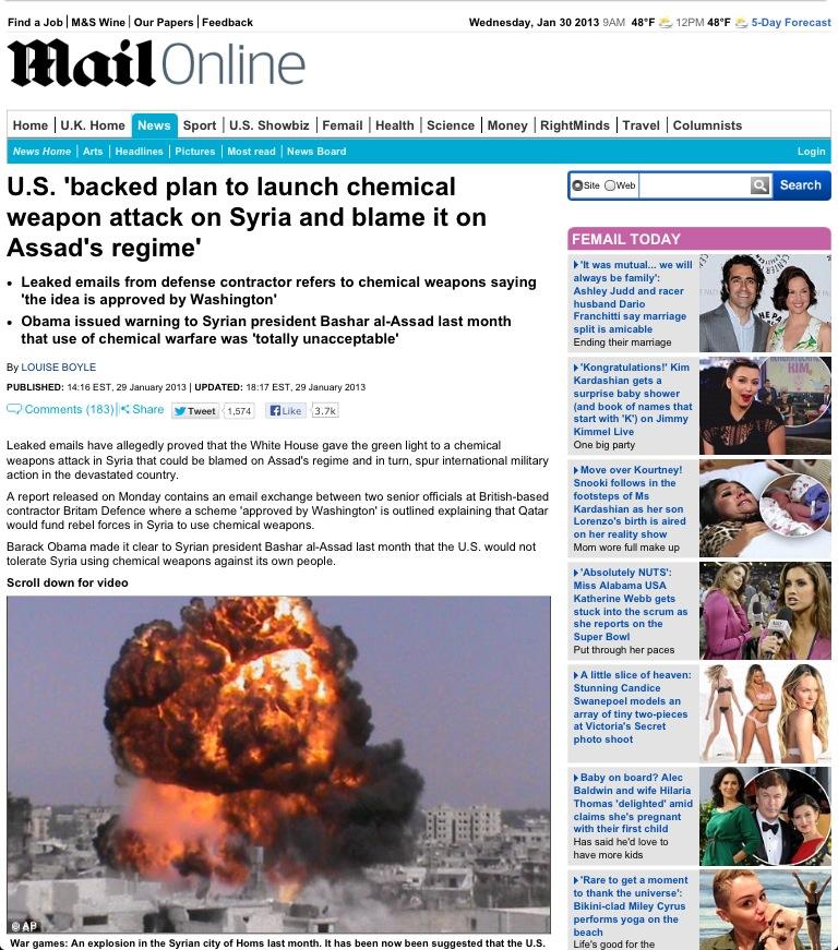 This headline is from January 29, 2013. It's a 100% legit headline/article from MailOnline, not photoshopped.