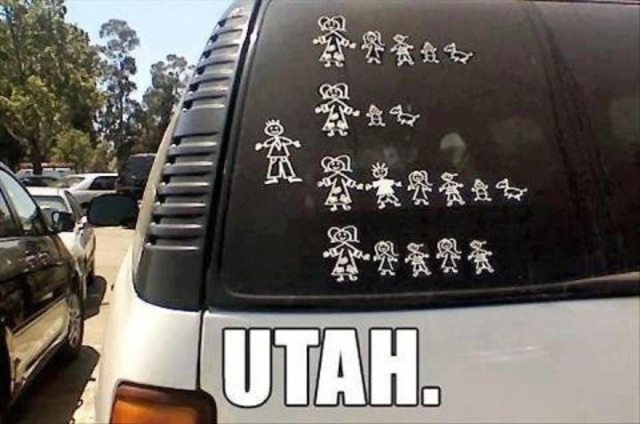 You know you are in Utah when..