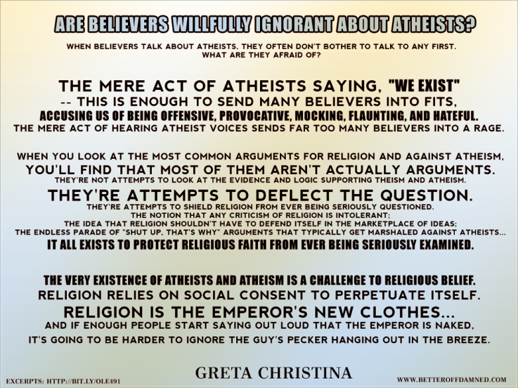 Godless - Athiests Part Deux