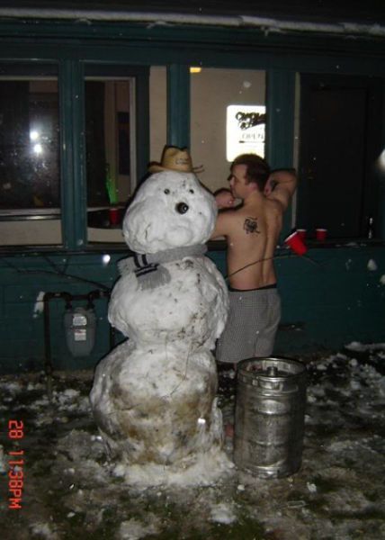 Drunk Snowmen Are Tipsy
