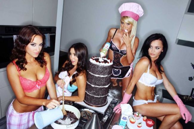 Hot House Wife Group Cooking pic