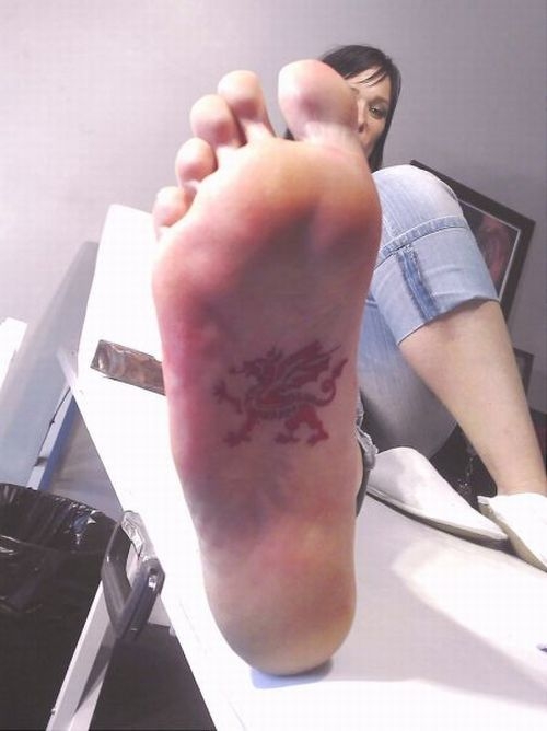 Strange Tattoos Foot Fetish Edition