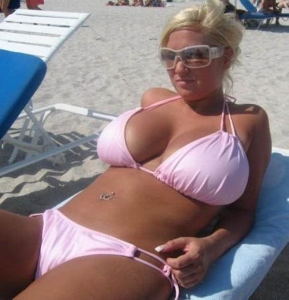 Blond with some serious knockers