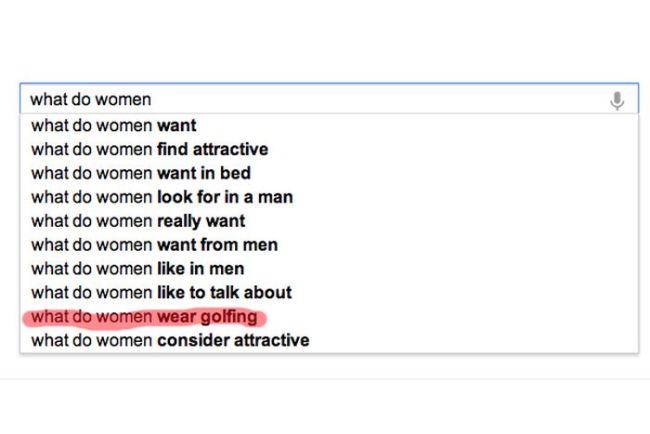 Google Knows Women
