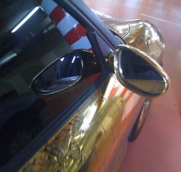 Gold Plated Porsche 911