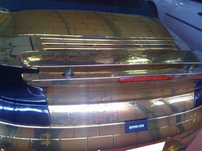 Gold Plated Porsche 911