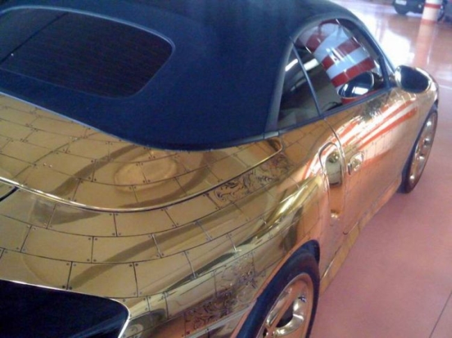 Gold Plated Porsche 911