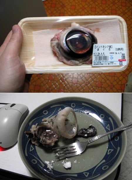 Tuna Eyeball, eaten in Japan and China