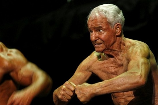 Old Man Body Building Competition