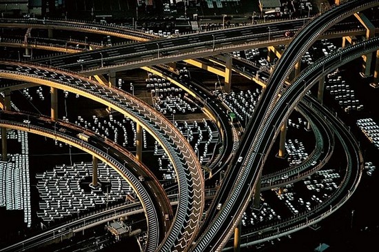 birds eye highway interchange japan