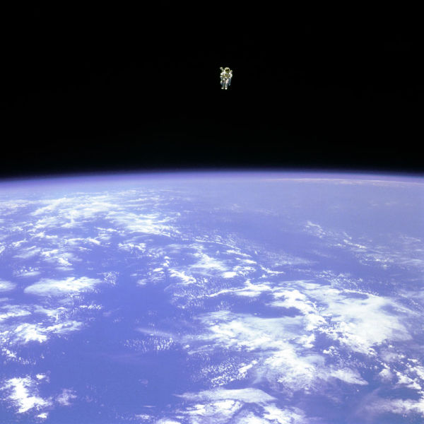 The First Untethered Free Flight In Space