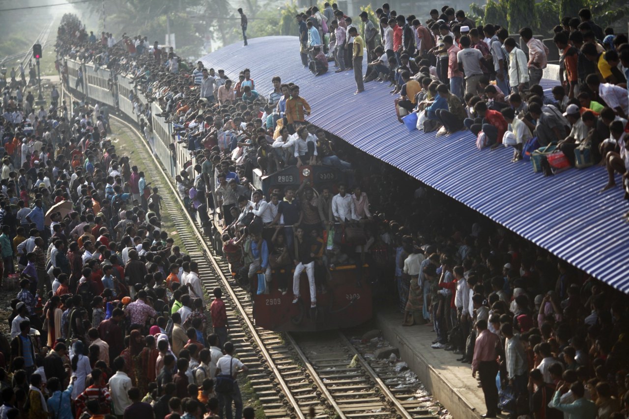 A train in Bangladesh