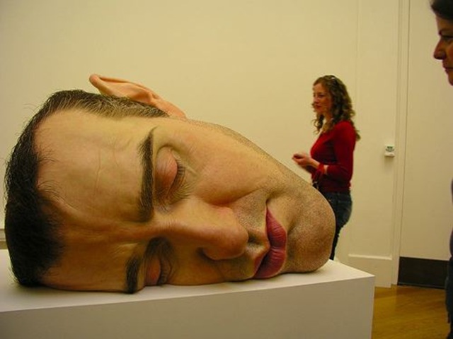 Sculpture by Ron Mueck