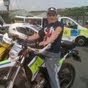 Me on a WR250f Police bike at Keighley Police station