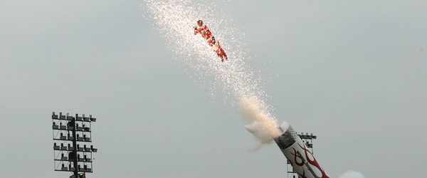Known as the bullet, David Smith Jr. has been shot out of over 5,000 cannons in his career as a stuntman and he currently holds the record for longest shot ever at 200ft.