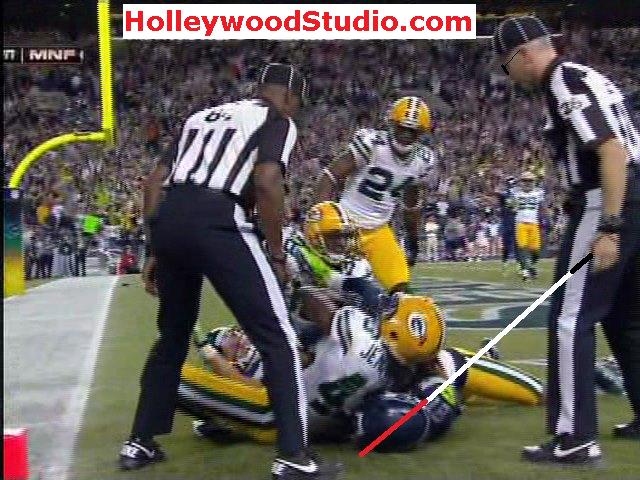 Blind NFL referee blows call.