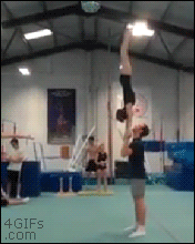 amazing gymnastics tricks - 4 Gifs .com