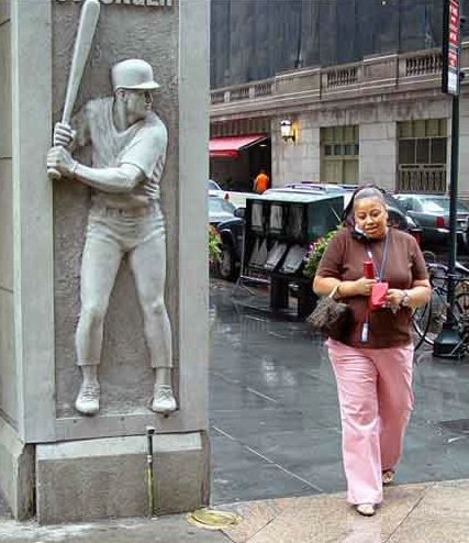 Human vs. Statue