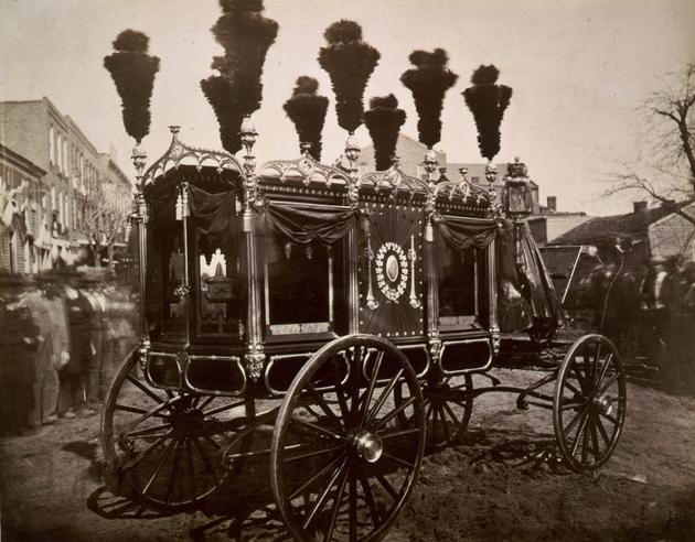 Abraham Lincolns hearse, 1865