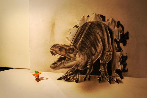 3D Pencil Drawings by Ramon Bruin