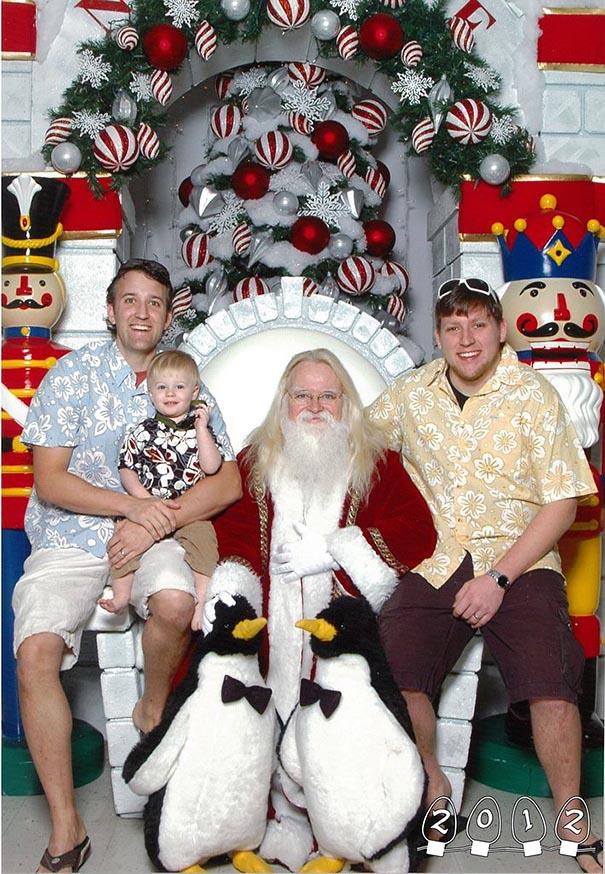 Annual Santa Photos for the last 34 years