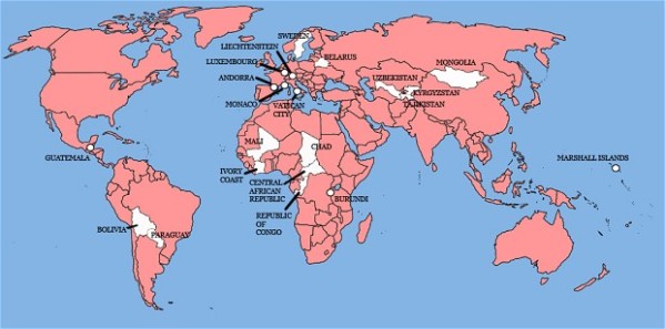 The British Invasion:Where haven't the Brits invaded? That's a much simpler question to answer than where they have invaded. For a small island, they sure get around. But they never got around to Mongolia.