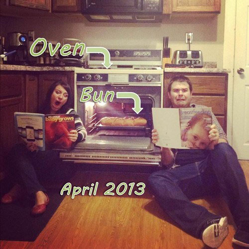 Bun in the oven