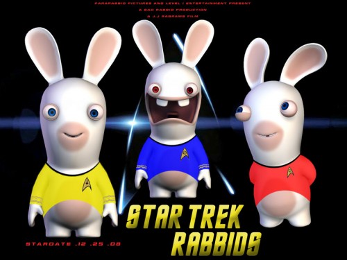 star trek fan art raving rabbids - Bab Abb Production Star Trek Rabbids Stardate 125.08