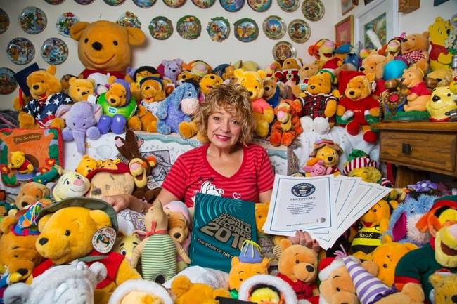 Deb Hoffmann has more than 10,000 items related to Winnie the Pooh and the whole Hundred Acre Woods Gang.