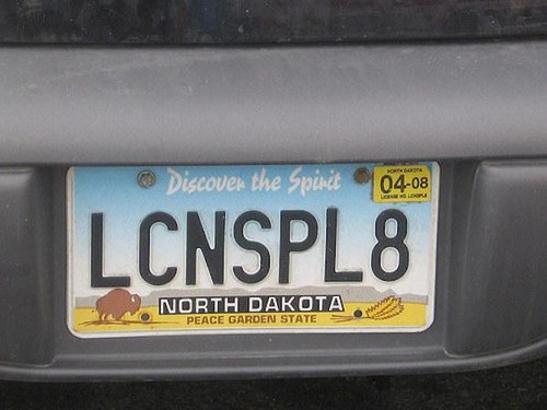 north dakota license plate - Discover the sout 0408 LCNSPL8 North Dakota Peace Garden State
