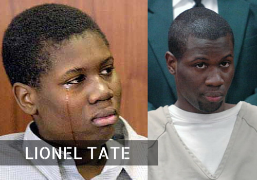 The youngest American ever sentenced to life without parole, Tate was but 12 years old in 1999 when he stomped a six-year-old girl to death in Broward County, Florida.
He was practicing moves that he’d seen performed on television by his favorite wrestler, Dwayne “The Rock” Johnson. His mother, a Florida state trooper, described the act as an accidental tragedy. His 2001 conviction was overturned in 2004.
But Tate’s days as a free man didn’t last long. In 2008 he pleaded no contest to the robbery of a pizza delivery man and was sentenced to 10 years in prison.