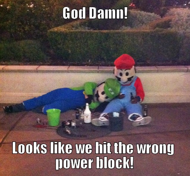 Mario and Luigi got more then they bargained for!!!