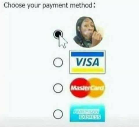 choose you payment method