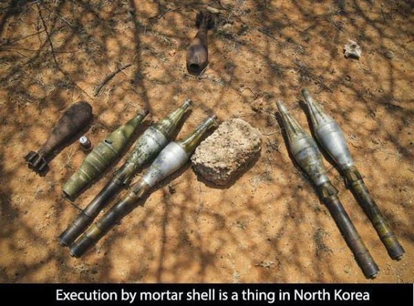 North Korea - Execution by mortar shell is a thing in North Korea