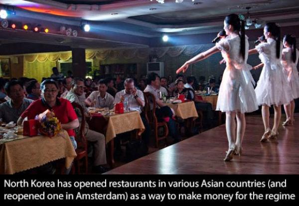 dance - North Korea has opened restaurants in various Asian countries and reopened one in Amsterdam as a way to make money for the regime
