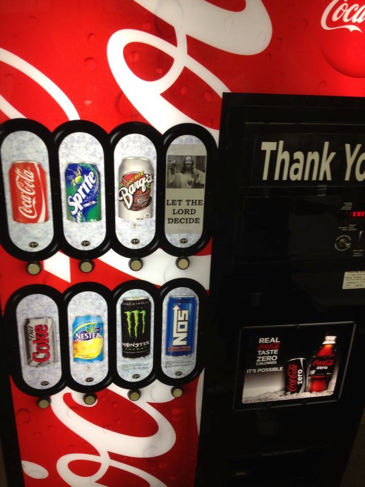 This vending machine operator: