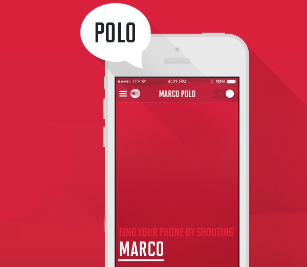 Marco Polo App – $1
If you don’t mind your phone listening to you all the time (which – let’s be real – it is anyway) this app will help you find your misplaced phone. Just shout “Marco!” and it will respond with “Polo!” from inside the couch, under the bed, or in the dog’s stomach.