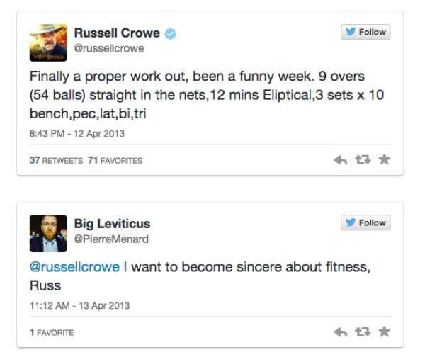 Guy Trolls Russel Crowe