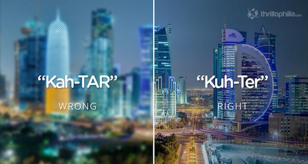 capital city of qatar - thrillophilia.com KahTar "KuhTer i Wrong Right