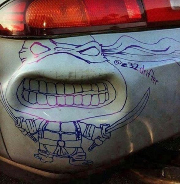 This guy who almost makes you want a huge dent in your car. Almost.