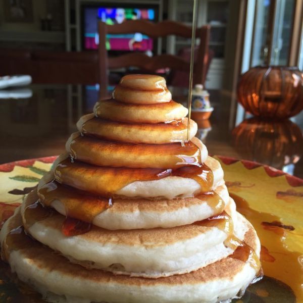 This mountain of pancakes.