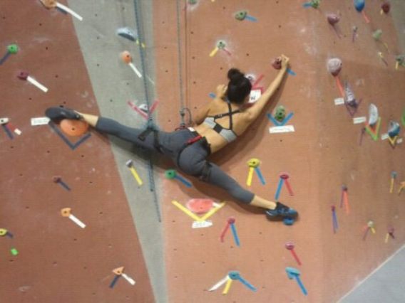 flexible rock climbing