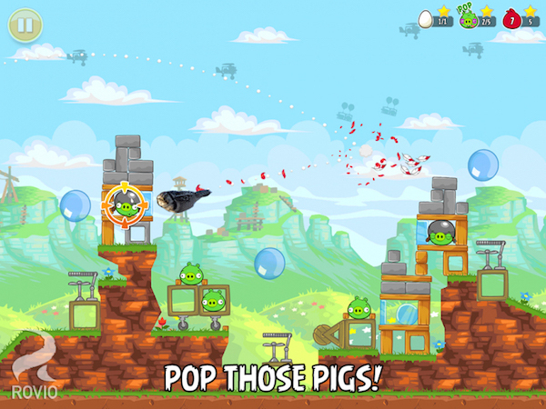 photoshop angry birds levels - in Pop Those Pigs! Rovio
