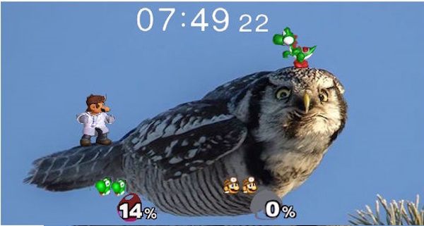 photoshop menacing owl - 22 14% 0%