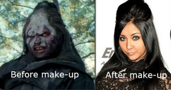 funny pictures of before and after snooki