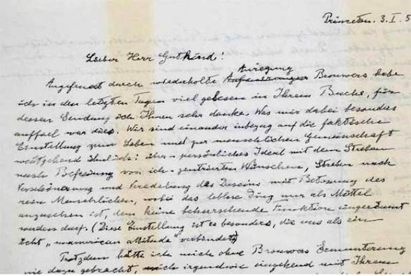 Hand Written Albert Einstein Letter: This famous letter was written to philosopher Erik Gutkind and it contained Einstein´s views on ethics and religion. It was auctioned in 2012 for $3 million.
