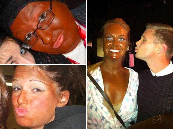 Fake tans that will hardly pass as human