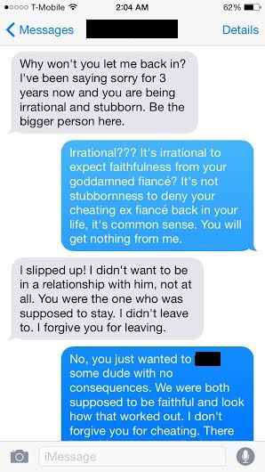 This Dude’s Last Word to His Cheating Ex is Perfect