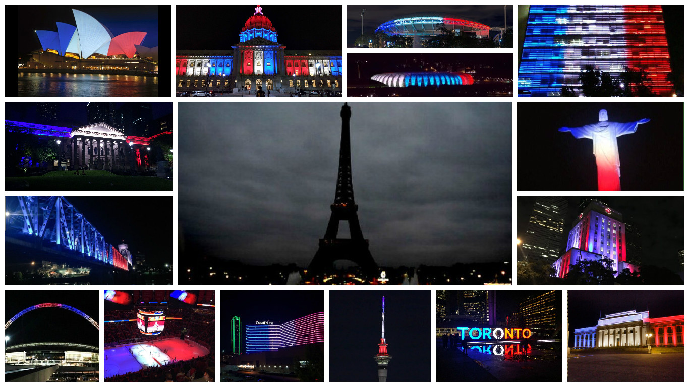 When Paris turned out its lights, the rest of the world turned them on.