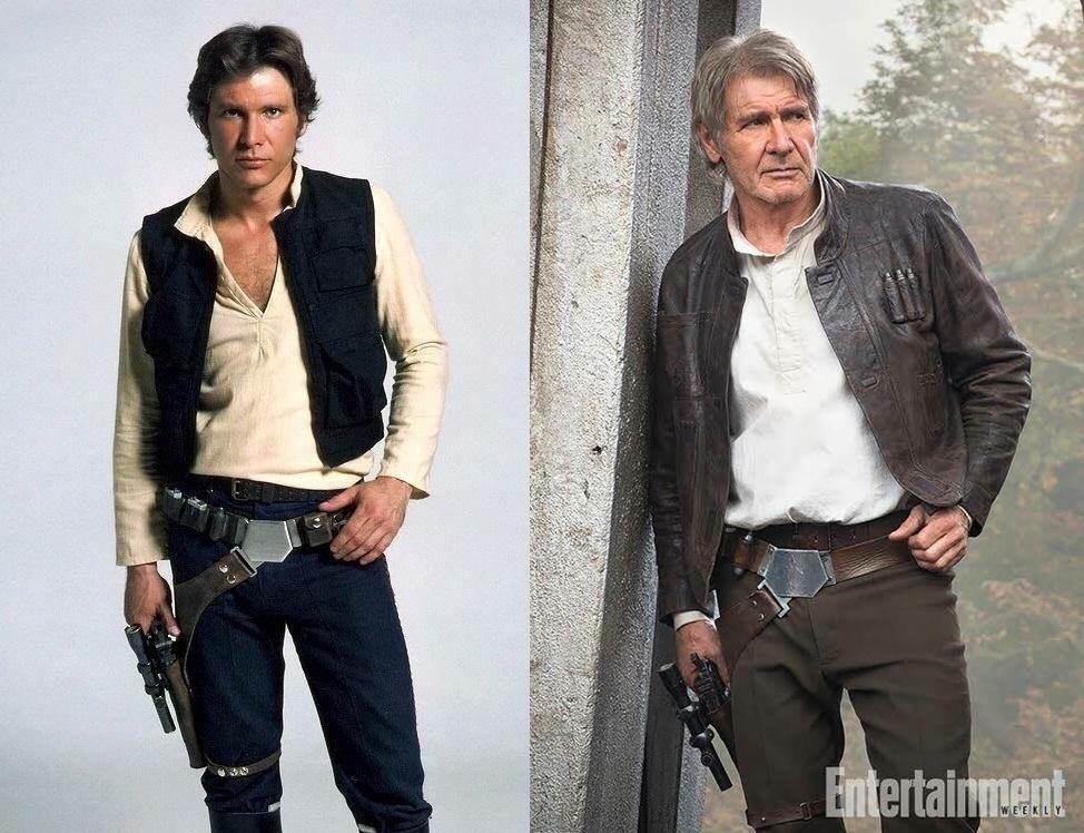 Han Solo – Then and Now